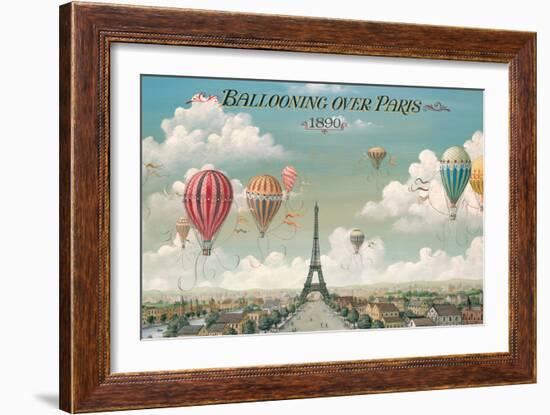 Ballooning Over Paris-Isiah and Benjamin Lane-Framed Art Print