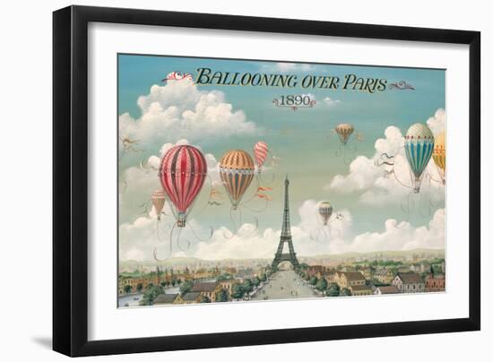 Ballooning Over Paris-Isiah and Benjamin Lane-Framed Art Print