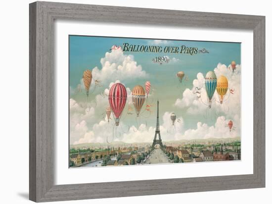 Ballooning Over Paris-Isiah and Benjamin Lane-Framed Art Print