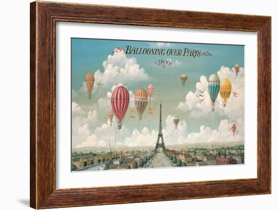 Ballooning Over Paris-Isiah and Benjamin Lane-Framed Art Print