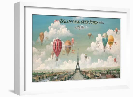 Ballooning Over Paris-Isiah and Benjamin Lane-Framed Art Print