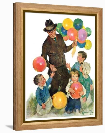 "Balloonman,"May 9, 1931-Ellen Pyle-Framed Premier Image Canvas