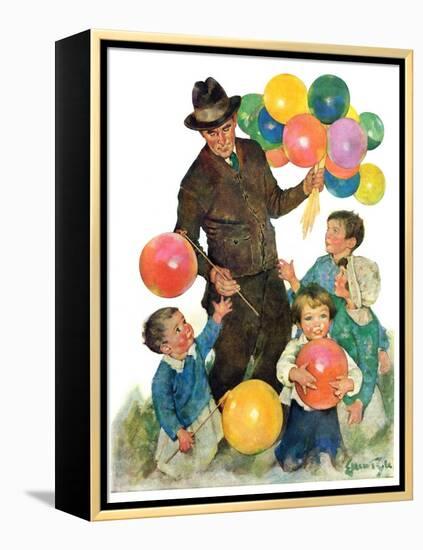 "Balloonman,"May 9, 1931-Ellen Pyle-Framed Premier Image Canvas