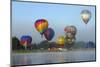 Balloons over Waikato Festival, Lake Rotoroa, North Island, New Zealand-David Wall-Mounted Photographic Print