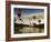 Balloons Soaring About Sandia Mountains and Rio Grande River During Albuquerque Balloon Fiesta-James Shive-Framed Photographic Print