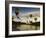 Balloons Soaring About Sandia Mountains and Rio Grande River During Albuquerque Balloon Fiesta-James Shive-Framed Photographic Print