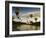 Balloons Soaring About Sandia Mountains and Rio Grande River During Albuquerque Balloon Fiesta-James Shive-Framed Photographic Print