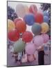 Balloons Sold by Man to People Watching Events, Kosygin's Second Visit to Glassboro, New Jersey-Art Rickerby-Mounted Photographic Print