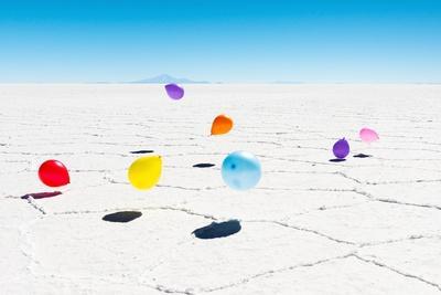 'Balloons Three, Salar de Uyuni, Bolivia' Photographic Print - Richard ...