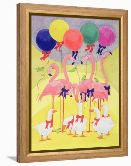 Balloons-Linda Benton-Framed Premier Image Canvas