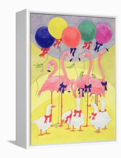 Balloons-Linda Benton-Framed Premier Image Canvas