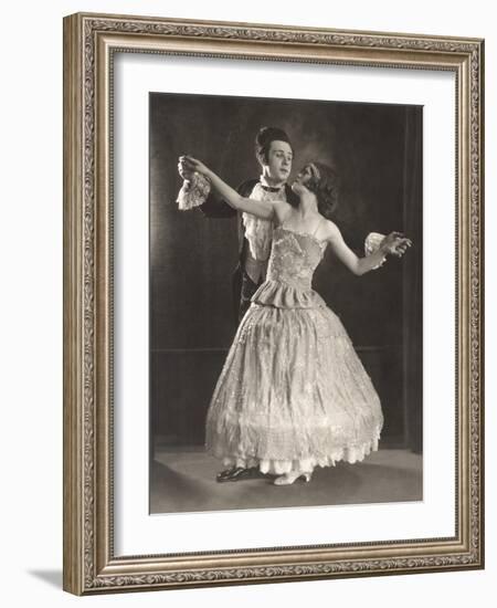 Ballroom Dancers-null-Framed Photo