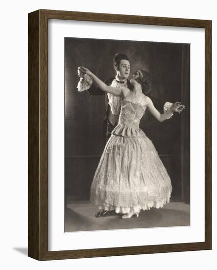 Ballroom Dancers-null-Framed Photo