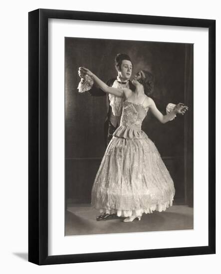 Ballroom Dancers-null-Framed Photo