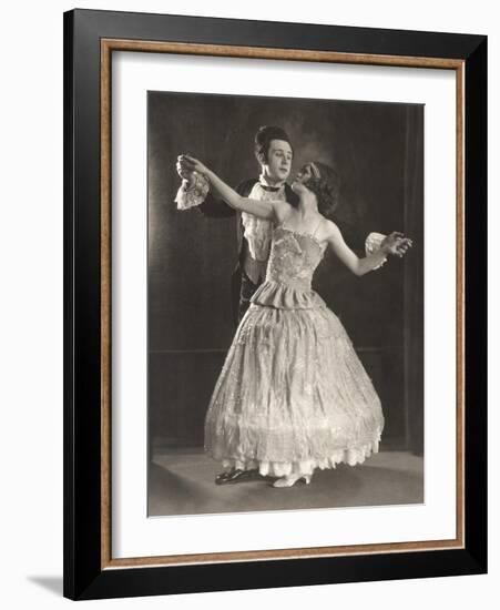 Ballroom Dancers-null-Framed Photo