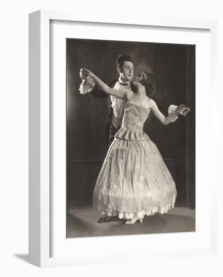 Ballroom Dancers-null-Framed Photo