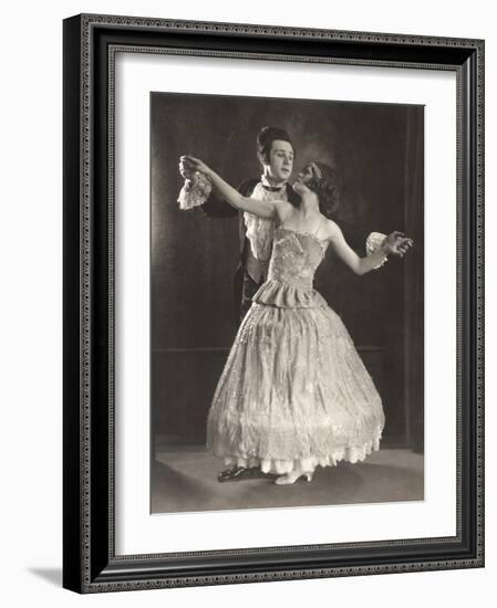 Ballroom Dancers-null-Framed Photo