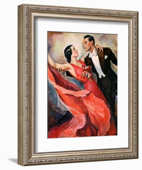 "Ballroom Dancing,"April 10, 1937-John LaGatta-Framed Giclee Print