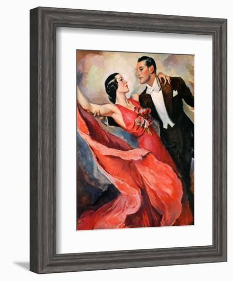 "Ballroom Dancing,"April 10, 1937-John LaGatta-Framed Giclee Print