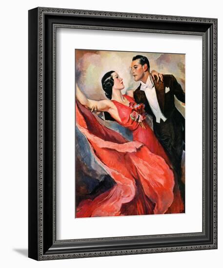 "Ballroom Dancing,"April 10, 1937-John LaGatta-Framed Giclee Print