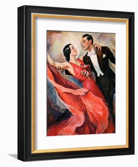 "Ballroom Dancing,"April 10, 1937-John LaGatta-Framed Giclee Print