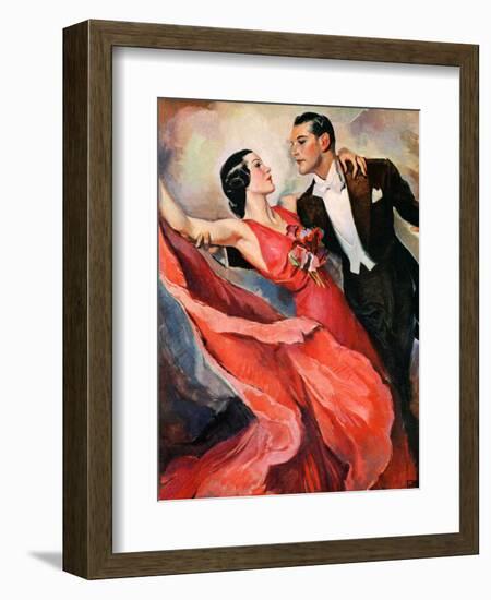 "Ballroom Dancing,"April 10, 1937-John LaGatta-Framed Premium Giclee Print