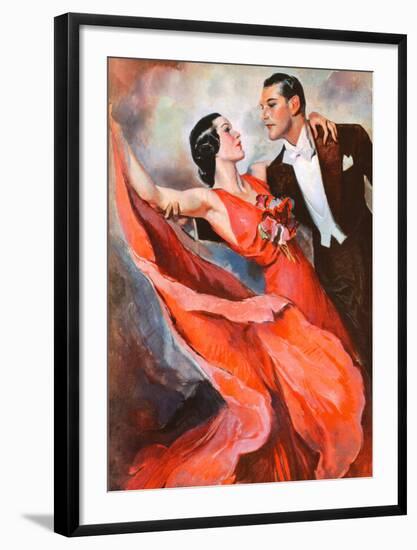 Ballroom Dancing-John LaGatta-Framed Art Print