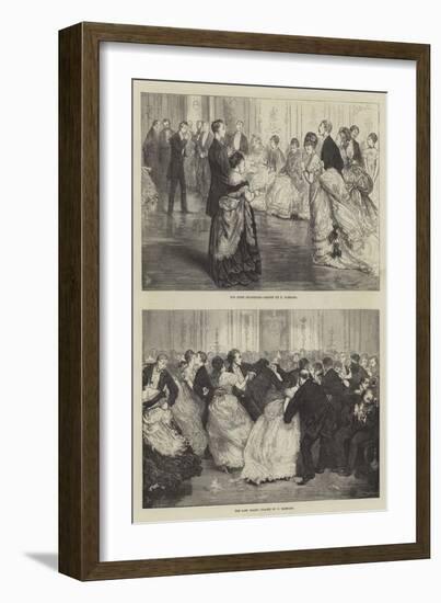 Ballroom Dancing-Frederick Barnard-Framed Giclee Print
