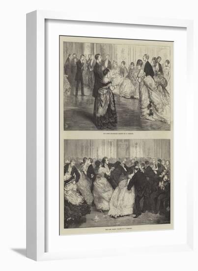 Ballroom Dancing-Frederick Barnard-Framed Giclee Print
