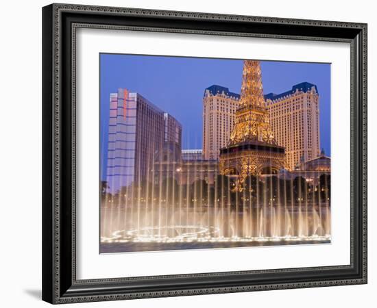 Bally's and Paris Casinos, Las Vegas, Nevada, United States of America, North America-Richard Cummins-Framed Photographic Print