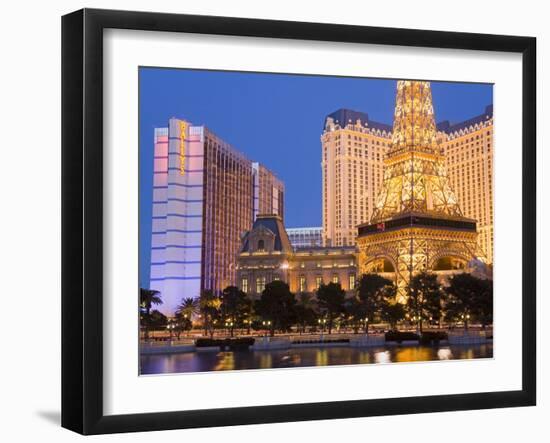 Bally's and Paris Casinos, Las Vegas, Nevada, United States of America, North America-Richard Cummins-Framed Photographic Print