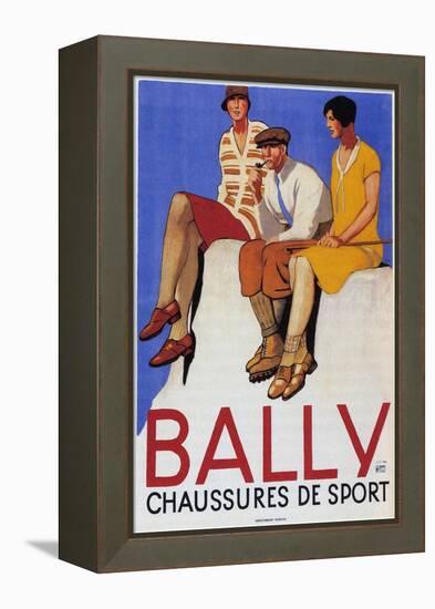 Bally Sports Shoes, 1928-Emil Cardinaux-Framed Premier Image Canvas