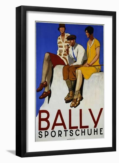 Bally Sportschuhe Poster-Emil Cardinaux-Framed Giclee Print