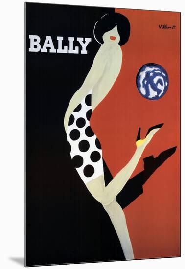 Bally-Bernard Villemot-Mounted Art Print