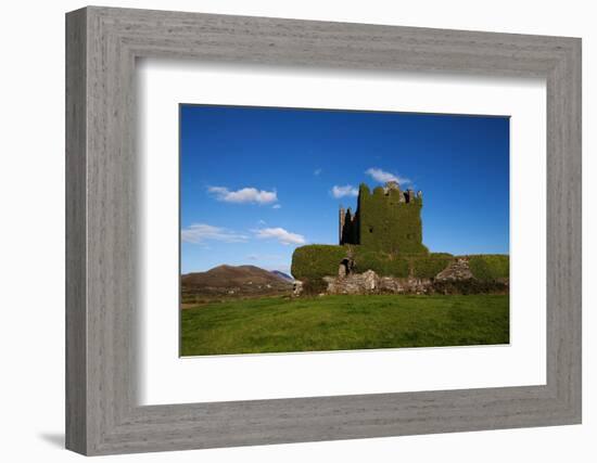 Ballycarberry Castle, Built Circa 16th Century, Near Caherciveen, Ring of Kerry, County Kerry-null-Framed Photographic Print