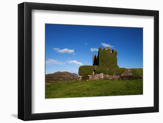 Ballycarberry Castle, Built Circa 16th Century, Near Caherciveen, Ring of Kerry, County Kerry-null-Framed Photographic Print