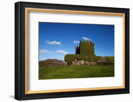 Ballycarberry Castle, Built Circa 16th Century, Near Caherciveen, Ring of Kerry, County Kerry-null-Framed Photographic Print