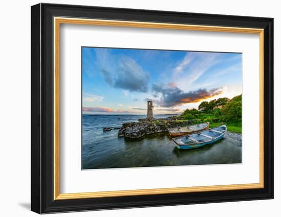 Ballycurrin Lighthouse in the Mood-Philippe Sainte-Laudy-Framed Photographic Print