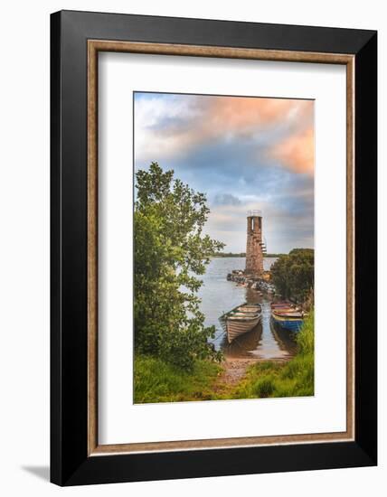 Ballycurrin Lighthouse-Philippe Sainte-Laudy-Framed Photographic Print