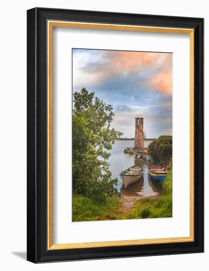 Ballycurrin Lighthouse-Philippe Sainte-Laudy-Framed Photographic Print