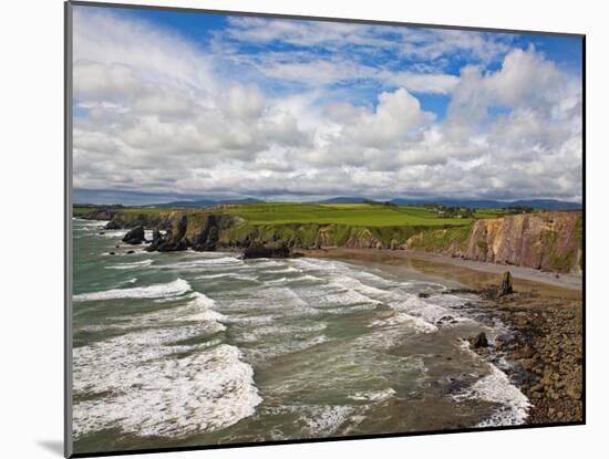Ballydowane Cove on the Copper Coast, County Waterford, Ireland-null-Mounted Photographic Print