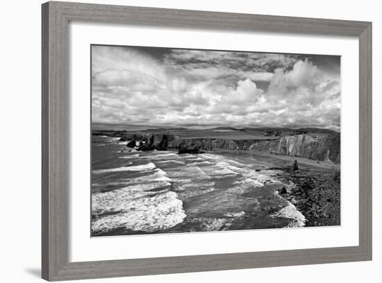 Ballydowane Cove on the Copper Coast, County Waterford, Ireland-null-Framed Photographic Print