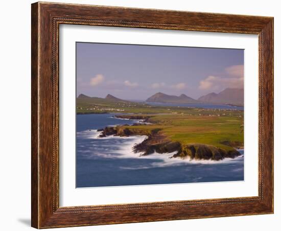 Ballyferriter Bay from Clougher Head, Dingle Peninsula, County Kerry, Munster, Ireland-Doug Pearson-Framed Premium Photographic Print