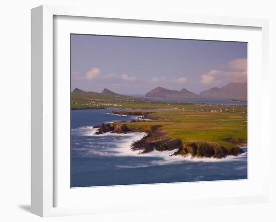 Ballyferriter Bay from Clougher Head, Dingle Peninsula, County Kerry, Munster, Ireland-Doug Pearson-Framed Premium Photographic Print