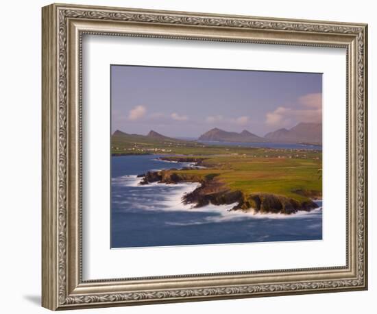 Ballyferriter Bay from Clougher Head, Dingle Peninsula, County Kerry, Munster, Ireland-Doug Pearson-Framed Photographic Print