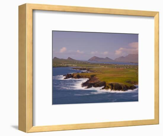 Ballyferriter Bay from Clougher Head, Dingle Peninsula, County Kerry, Munster, Ireland-Doug Pearson-Framed Photographic Print