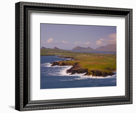 Ballyferriter Bay from Clougher Head, Dingle Peninsula, County Kerry, Munster, Ireland-Doug Pearson-Framed Photographic Print