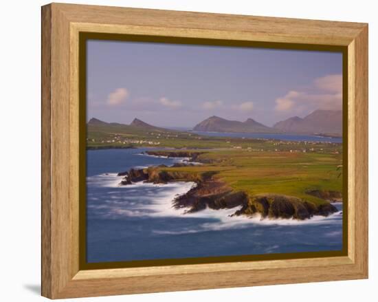 Ballyferriter Bay from Clougher Head, Dingle Peninsula, County Kerry, Munster, Ireland-Doug Pearson-Framed Premier Image Canvas