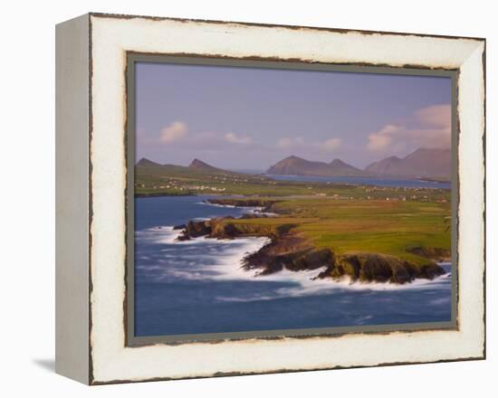 Ballyferriter Bay from Clougher Head, Dingle Peninsula, County Kerry, Munster, Ireland-Doug Pearson-Framed Premier Image Canvas