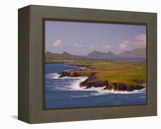 Ballyferriter Bay from Clougher Head, Dingle Peninsula, County Kerry, Munster, Ireland-Doug Pearson-Framed Premier Image Canvas